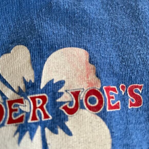 Trader Joes Shirt Mens Small Blue Long Sleeve Crew Neck Employee Workwear 10 - Picture 4 of 10